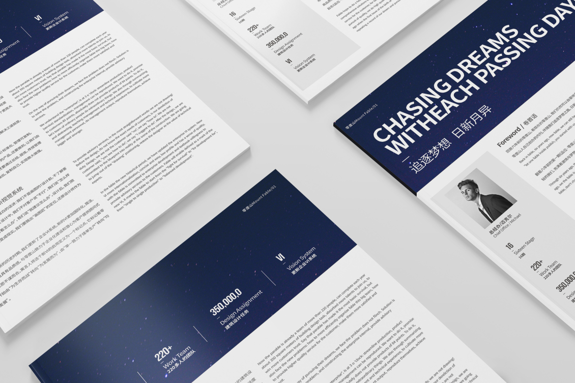 淘宝美工思想高端企业画册作品