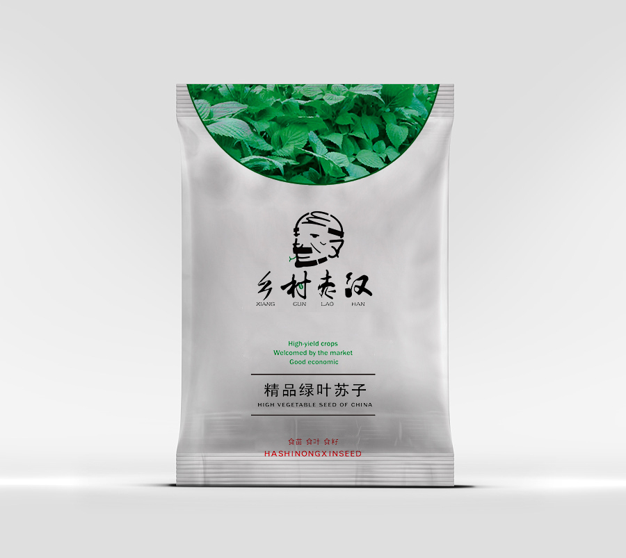 淘宝美工王七乡村老汉善品logo包装设计作品