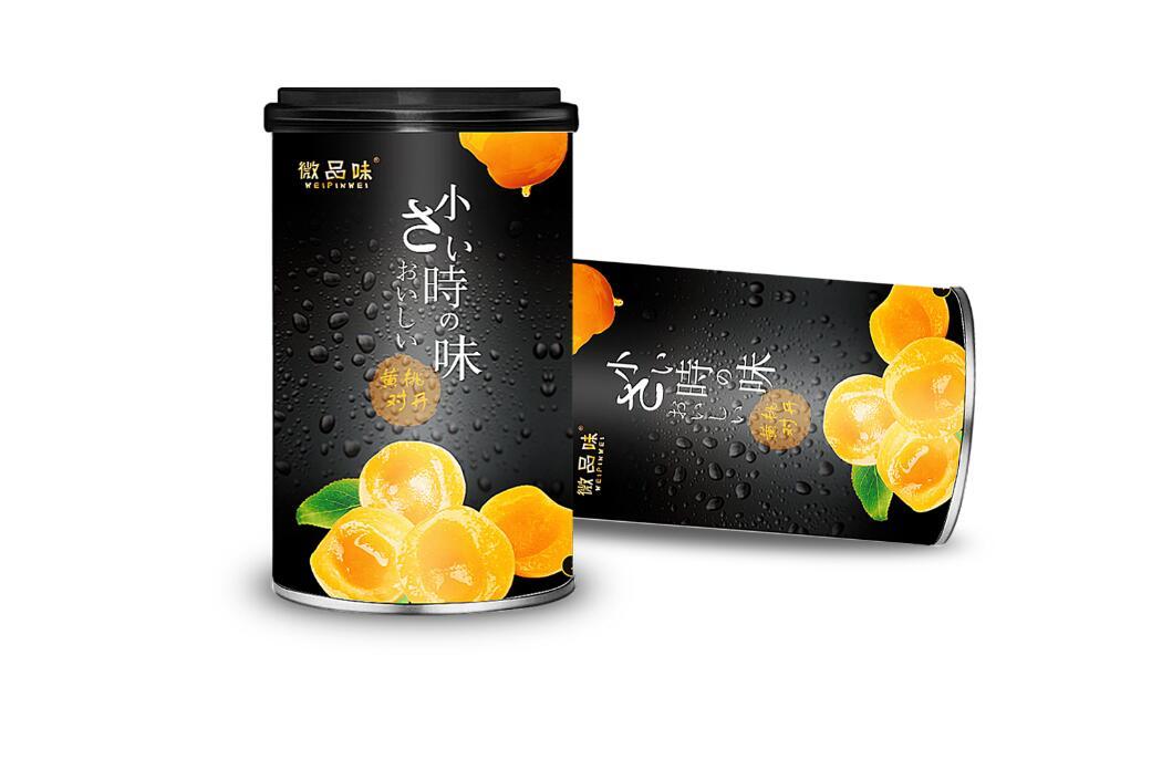 淘寶美工一洲微品味黃桃罐頭包裝作品