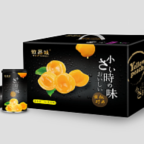微品味黃桃罐頭包裝