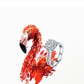 金钻石戒指婚戒情侣对戒详情页