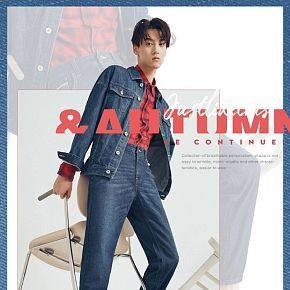 男装详情页牛仔简约大气时尚