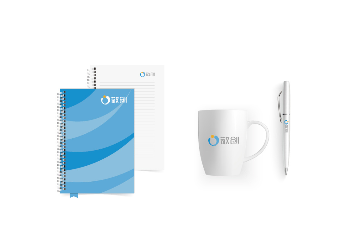 淘宝美工听路人敬创电器企业VI设计作品