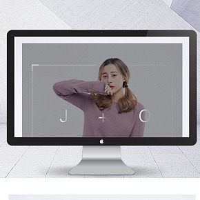 幾何時(shí)尚簡(jiǎn)約女裝詳情頁(yè)