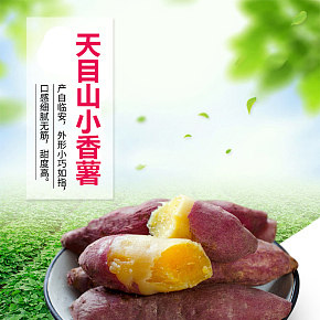 小香薯板栗红薯农家地瓜非紫薯详情页