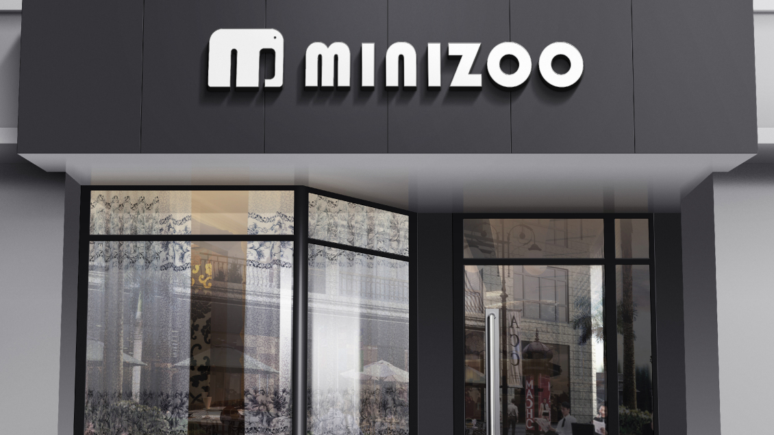 淘寶美工飛船品牌設(shè)計(jì) logo與包裝物料 MINIZOO COFFEE作品