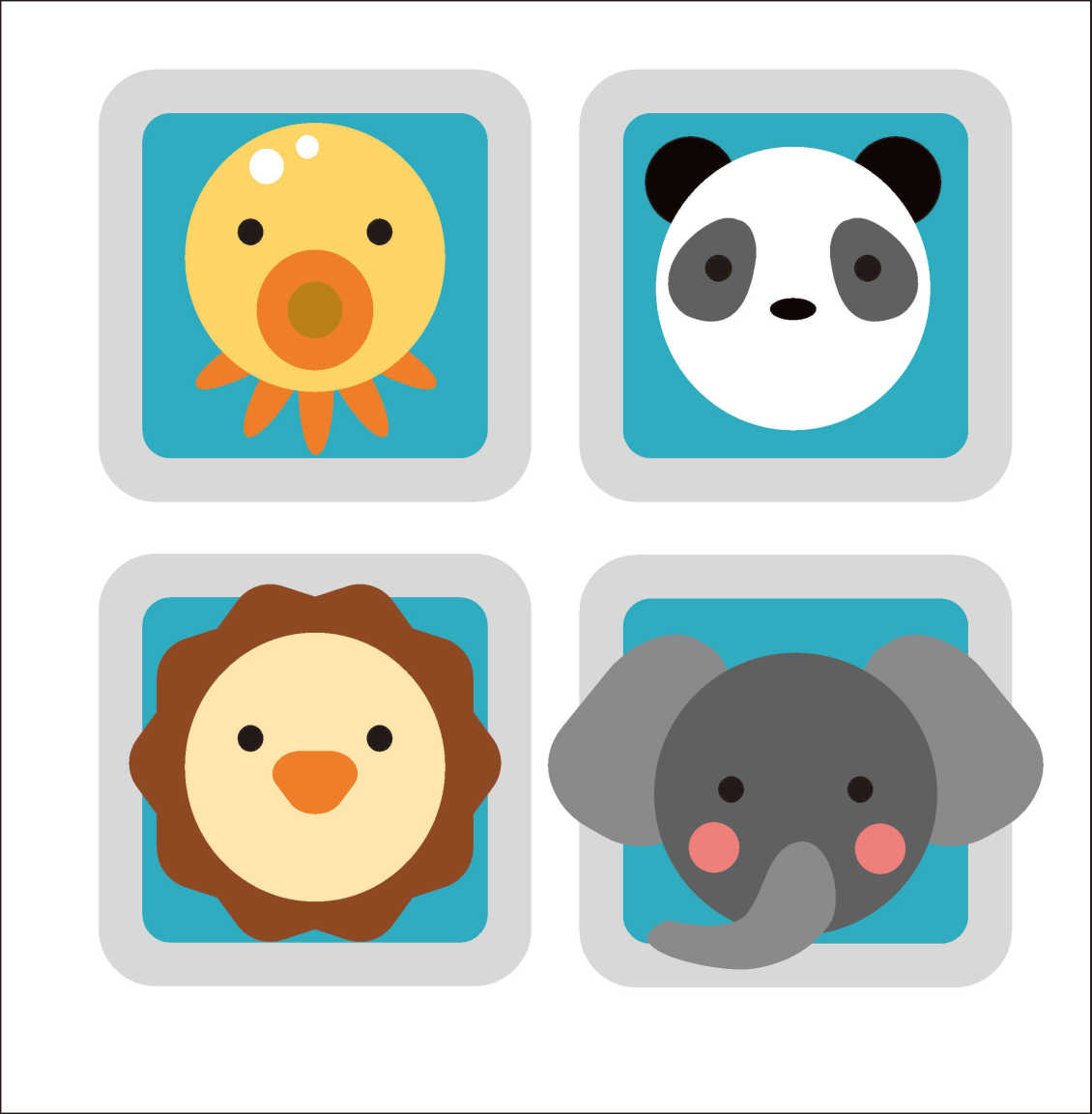 淘宝美工纯之春平面设计插画动物作品