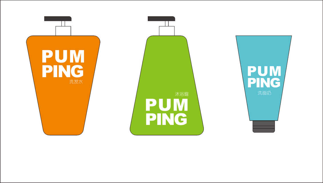 淘宝美工纯之春平面设计包装瓶子作品