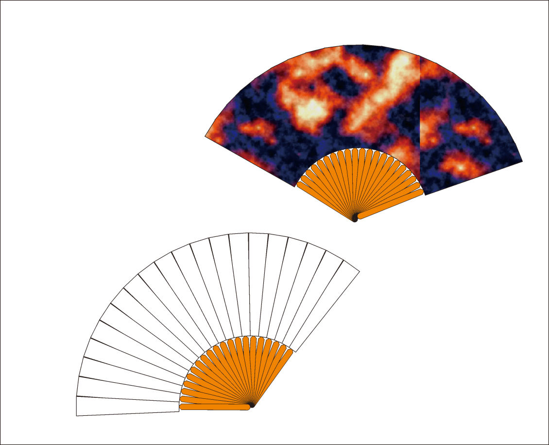 淘宝美工纯之春平面设计插画扇子作品