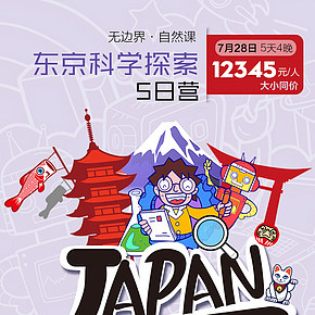 東京科學(xué)探索-旅游長圖