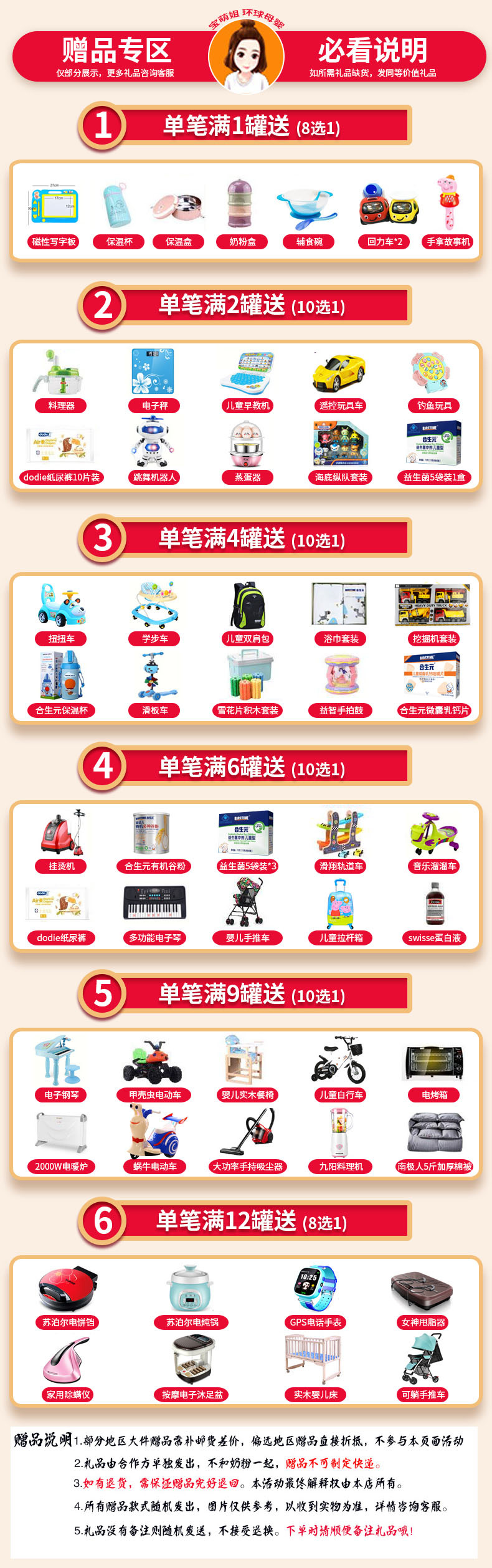 淘宝美工阿蓝母婴玩具类目详情页赠品图设计作品