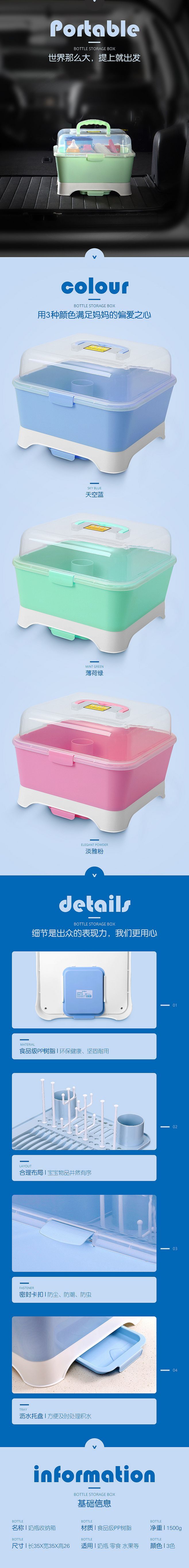 淘寶美工北冥之鯤家居日用收納箱作品
