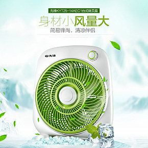 簡(jiǎn)約小清新風(fēng)扇詳情頁(yè)設(shè)計(jì)