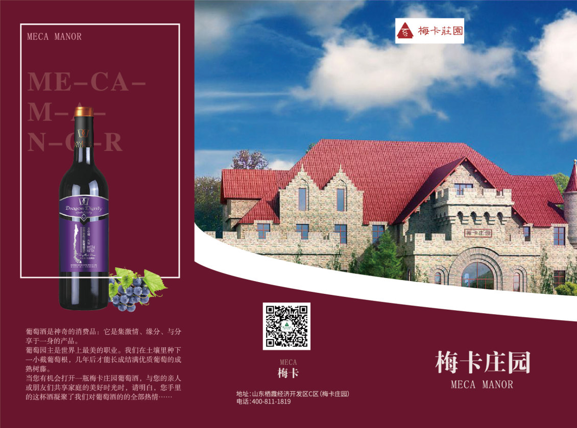 淘宝美工南晴酒类折页临摹作品