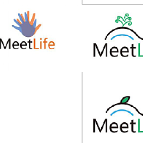 meetlife logo网页海报设计