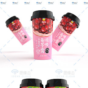 吸吸龟苓膏包装设计