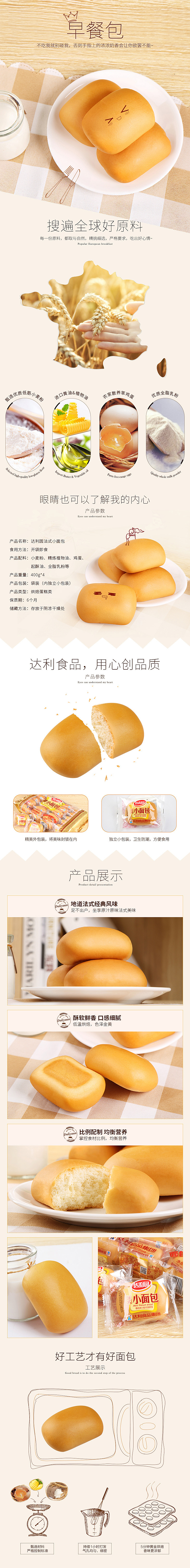 淘宝美工辣椒早餐小面包详情页作品