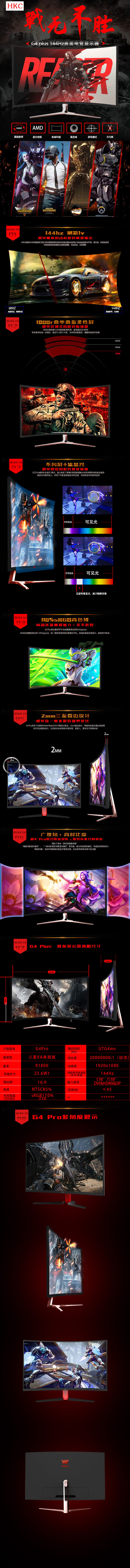 淘宝美工醒醒电脑显示器电器详情页作品