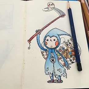 原创设计手绘类插画