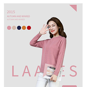 女式毛衣详情页设计