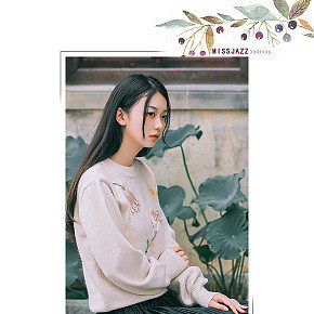女装文艺毛衣详情页