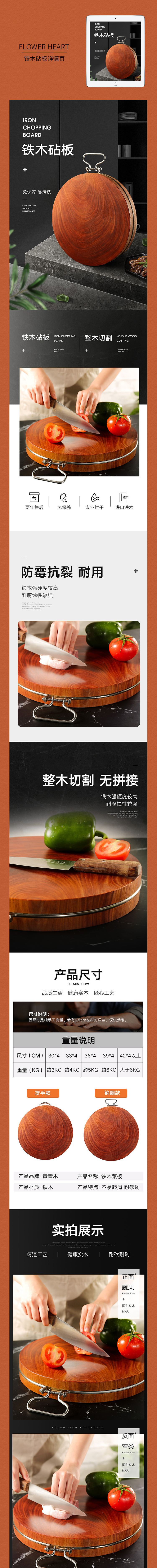 淘寶美工涼檸砧板詳情頁(yè)設(shè)計(jì)作品