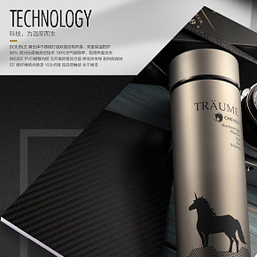 不锈钢保温杯详情页