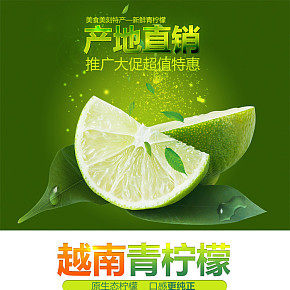 柠檬新鲜水果详情页