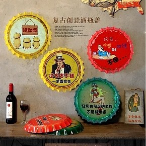 創(chuàng)意酒瓶蓋裝飾詳情頁