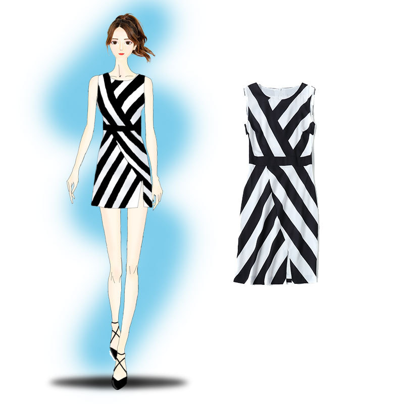 淘宝美工糖果美工手绘，女装，女裙，主图，海报，详情，清新时尚，卡通，服装手绘作品