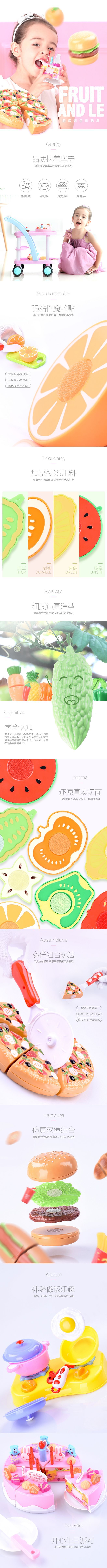 淘宝美工小璐璐厨房切切乐玩具作品