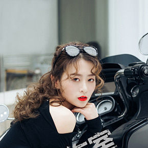 个人写真，酷，女生，外景拍摄