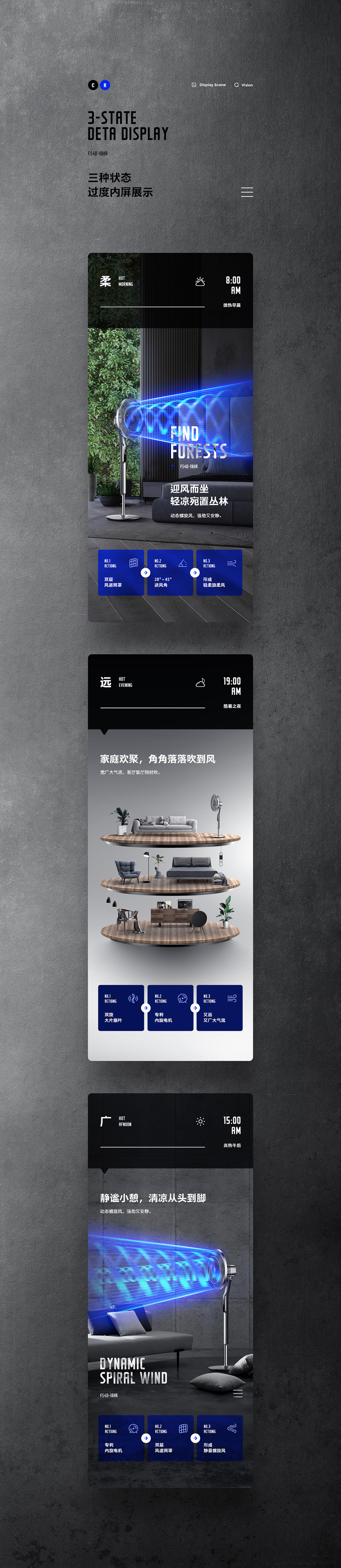 淘寶美工y177072家庭立式電扇作品