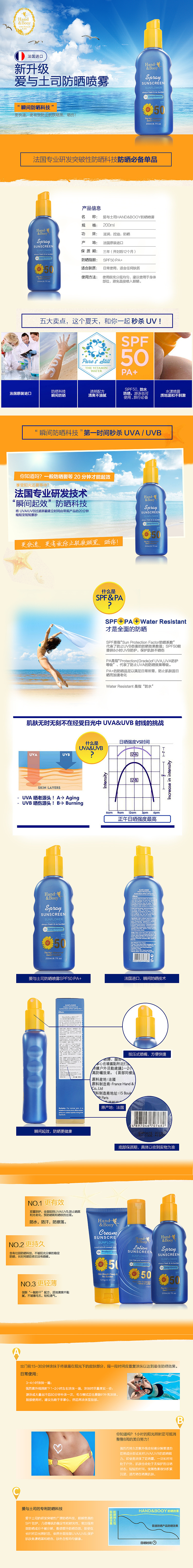 淘寶美工y177072法國防曬噴霧作品
