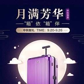 旅行箱無(wú)線端頁(yè)面