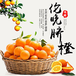 秭歸夏橙 酸甜臍橙子新鮮水果夏季必備