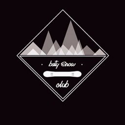 淘寶美工y168518baty滑雪俱樂部LOGO作品