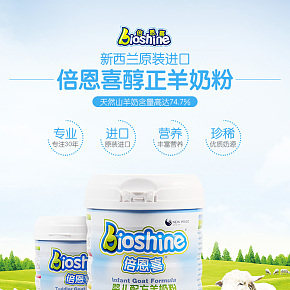 簡(jiǎn)約奶粉詳情頁