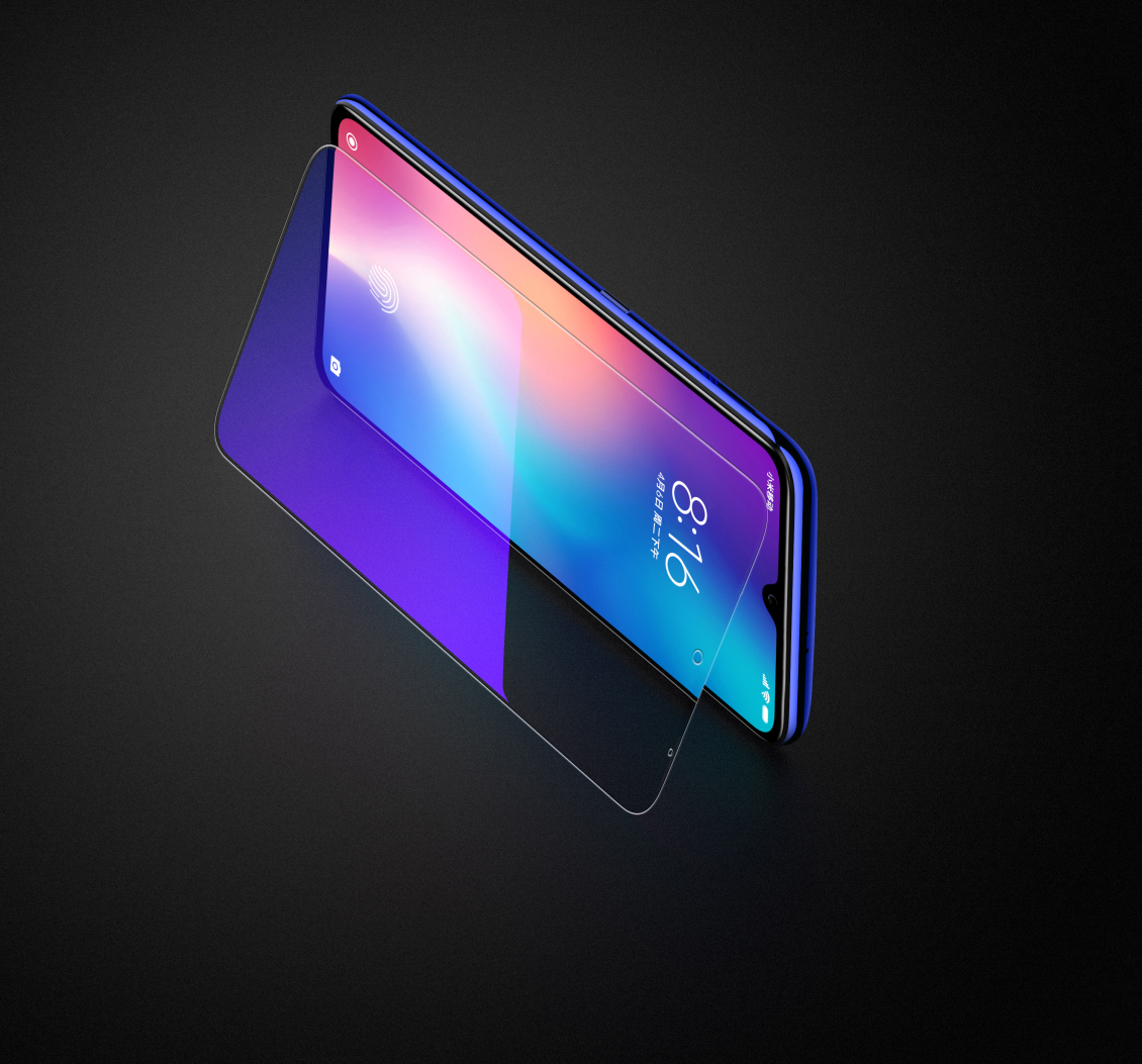 淘宝美工黎安小米9钢化膜场景图渲染精修详情SKU主图直通车作品