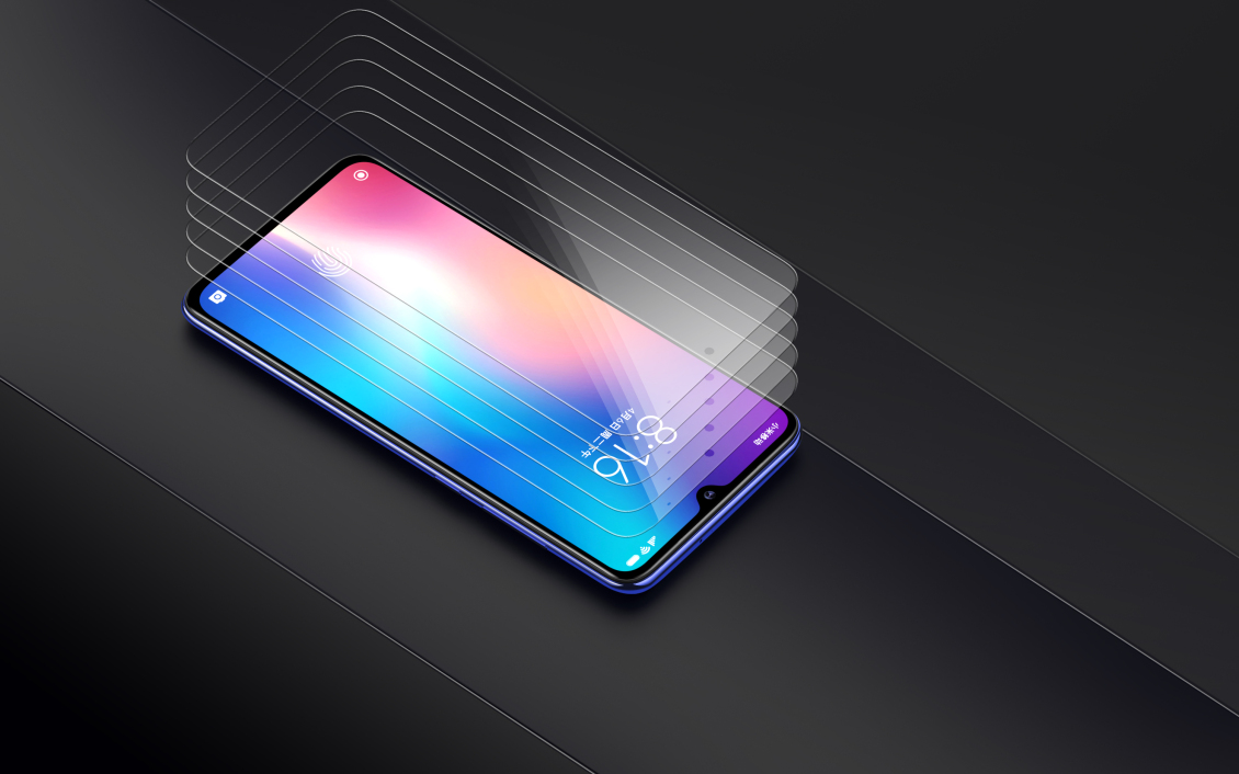 淘宝美工黎安小米9钢化膜场景图渲染精修详情SKU主图直通车作品