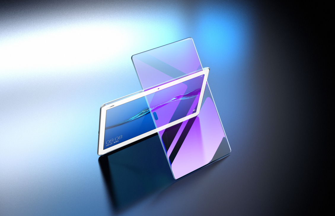 淘宝美工黎安华为平板电脑笔记本钢化膜数码渲染精修详情主图直通车作品