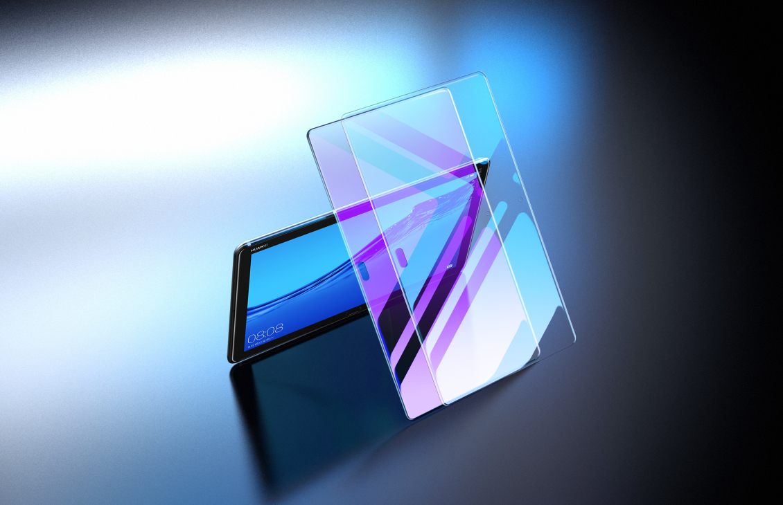 淘宝美工黎安华为平板电脑笔记本钢化膜数码渲染精修详情主图直通车作品