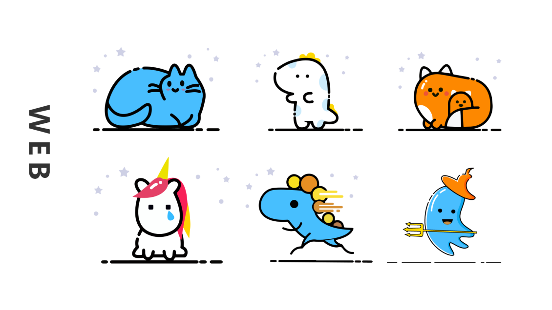 淘宝美工y151480mbe风格图标设计作品