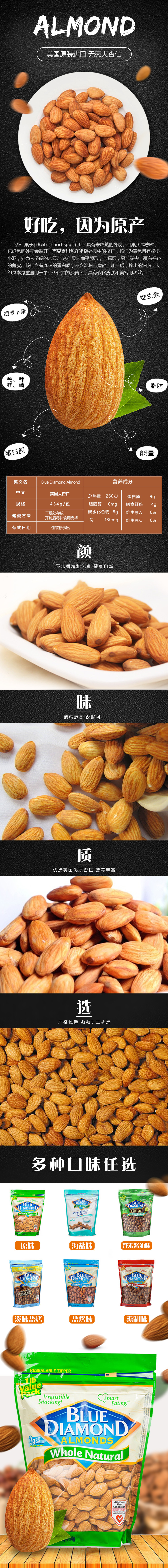 淘宝美工言午坚果详情页模板作品