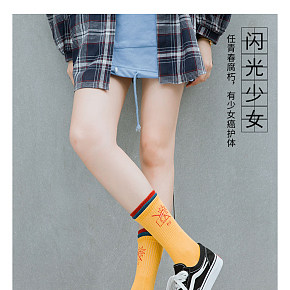 簡(jiǎn)約多色潮襪詳情頁設(shè)計(jì)