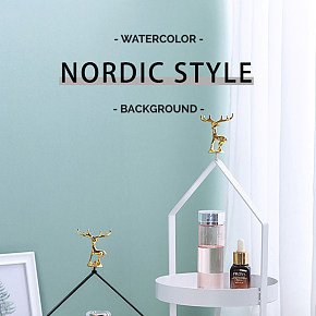 ins北欧风 双层桌面整理铁艺收纳盒 详情页设计