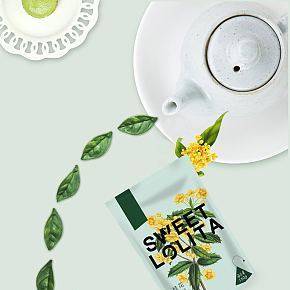 小清新食品茶飲花茶零食玫瑰花茶桂花茶詳情頁(yè)
