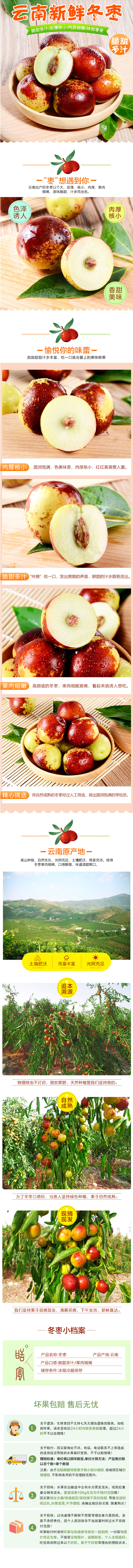 淘寶美工小涵涵食品保健當(dāng)季水果冬棗詳情頁作品