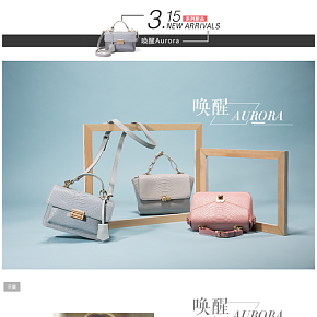 品牌女包首页设计1