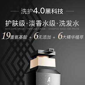 男士洗發(fā)露詳情頁(yè)